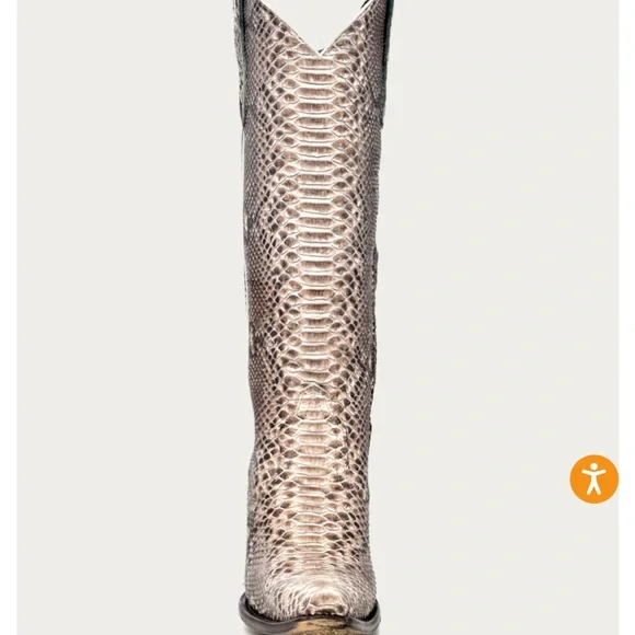 Genuine Snakeskin Leather Western Boots - Picture 4 of 6